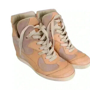 Alexander McQueen X Puma Women's Pink Ofeya Hidden Wedge Trainers 7